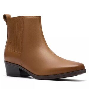 Clarks Danyelle Skip Women's Leather Ankle Boots Size 11 New